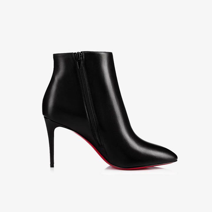 Black Calfskin Ankle Boots - ARNO CONTI